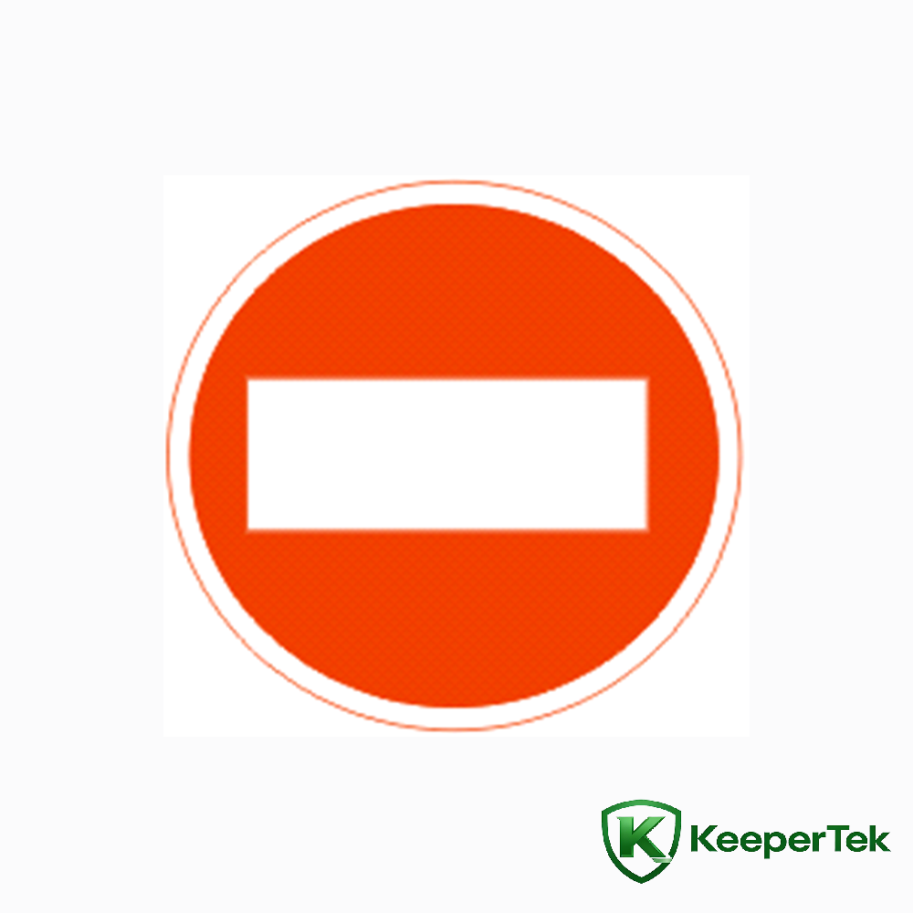 No Entry Sign KT-CAS02