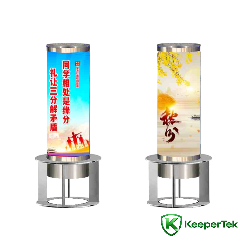 Advertising Light Box Fixed Bollard KT‑DX09